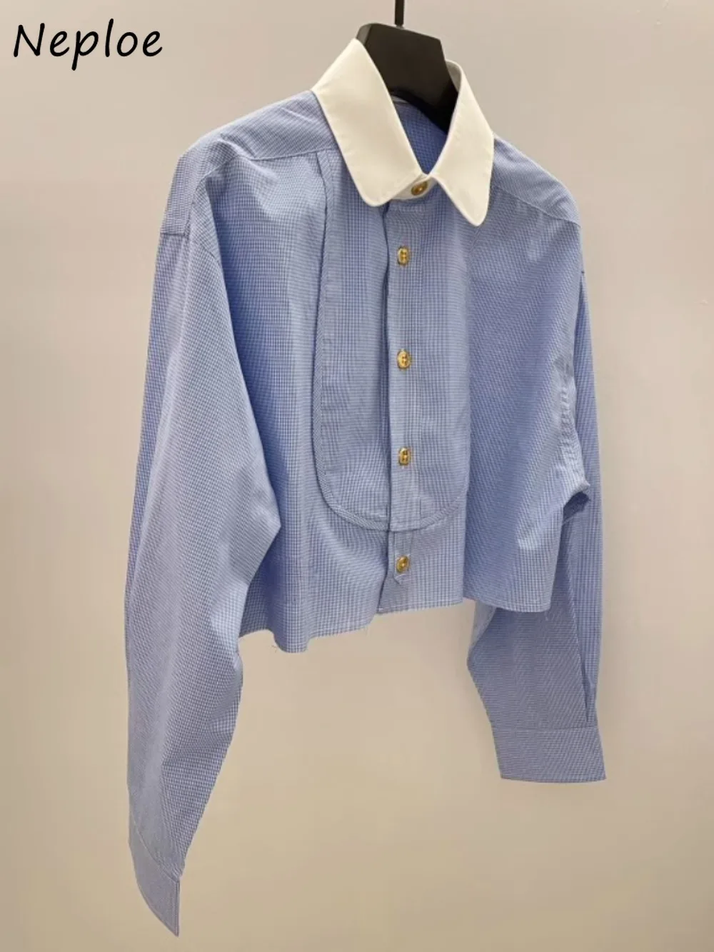 Neploe Fresh Korea Chic Minority 2025 Summer New Blusas All-match Loose Soft Short Stripe Shirts Age Reduction French Girl Mujer
Neploe Fresh Korea Chic Minority 2025 Summer New Blusas All-match Loose Soft Short Stripe Shirts Age Reduction French Girl Mujer