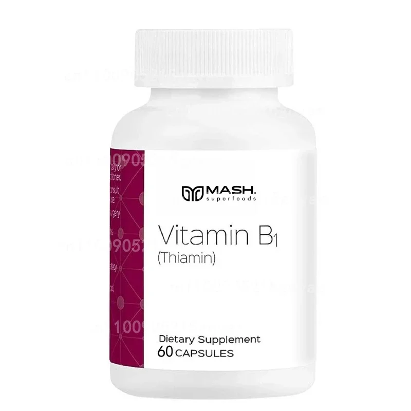 Витамин B1 100 мг 60 капсул Thiamine Supplement Поддержка общего здоровья без ГМО без глютена (60 капсул)
Витамин B1 100 мг 60 капсул Thiamine Supplement Поддержка общего здоровья без ГМО без глютена (60 капсул)