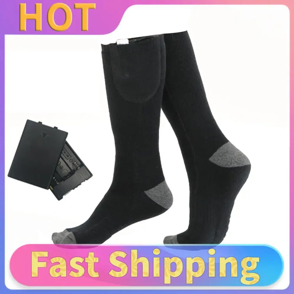 Winter Heating Socks Fast Heating Winter Warm Thermal Socks Battery Powered Warm Winter Socks 1/3 Gear for Outdoor Skiing Hiking
Winter Heating Socks Fast Heating Winter Warm Thermal Socks Battery Powered Warm Winter Socks 1/3 Gear for Outdoor Skiing Hiking