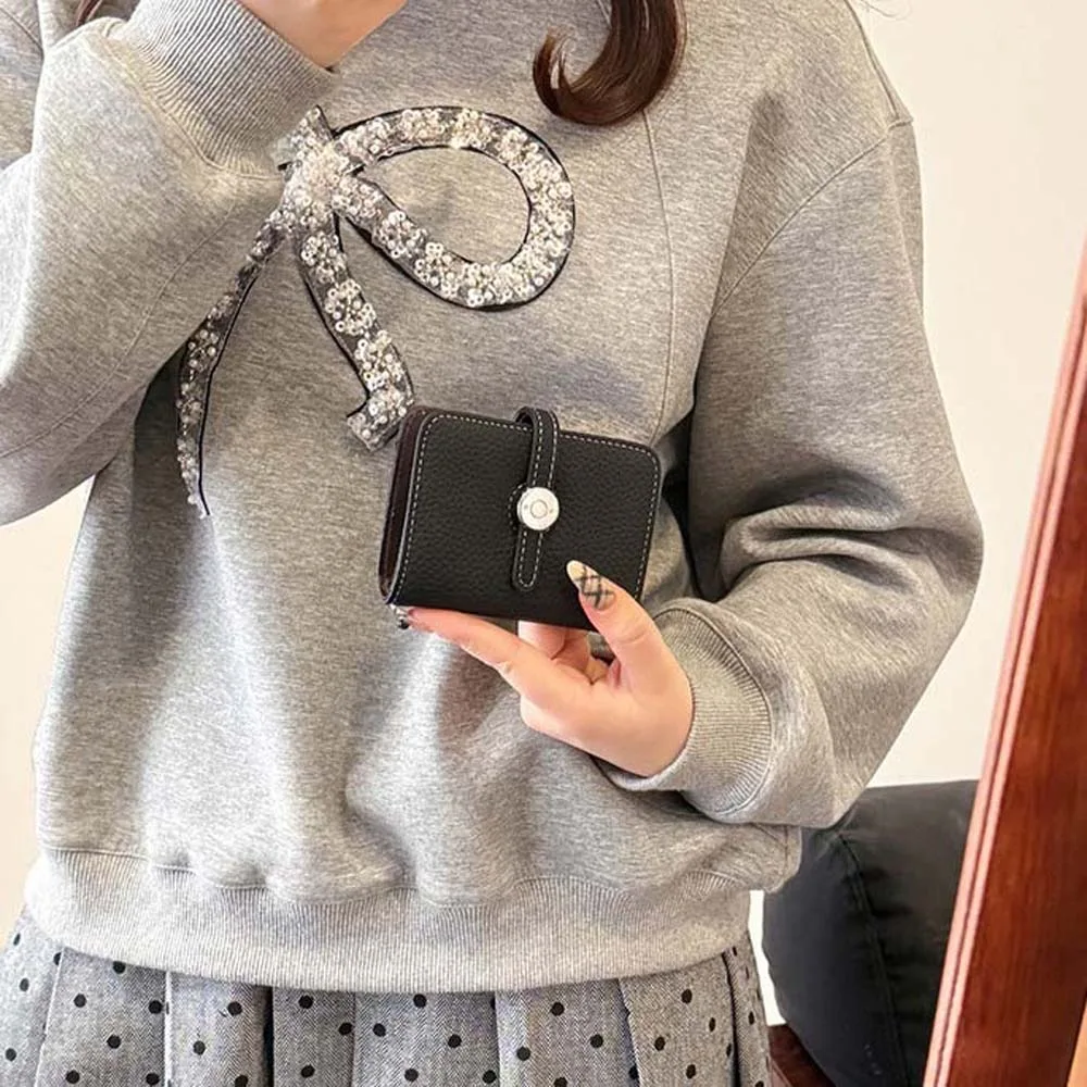 Portable Lady Short Organ Wallet Snap Button Solid Color Soft PU Purses Classic Style Anti-Splash Water Multiple Card Bag Dating
Portable Lady Short Organ Wallet Snap Button Solid Color Soft PU Purses Classic Style Anti-Splash Water Multiple Card Bag Dating