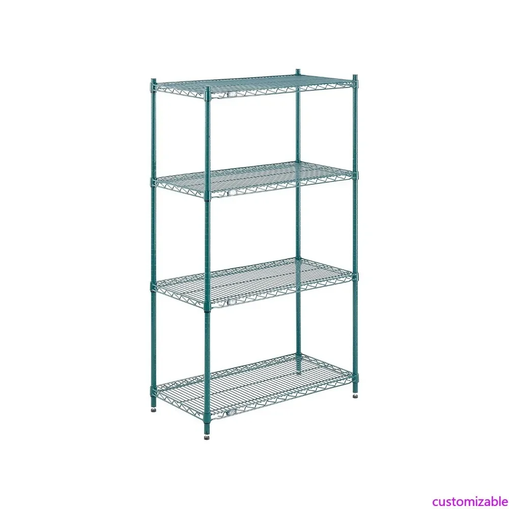 24x36x54 Adjustable 4-Tier Wire Shelving Unit with Nexel NEXGuard Antimicrobial Protection and NSF Listing for Commercial Use
24x36x54 Adjustable 4-Tier Wire Shelving Unit with Nexel NEXGuard Antimicrobial Protection and NSF Listing for Commercial Use