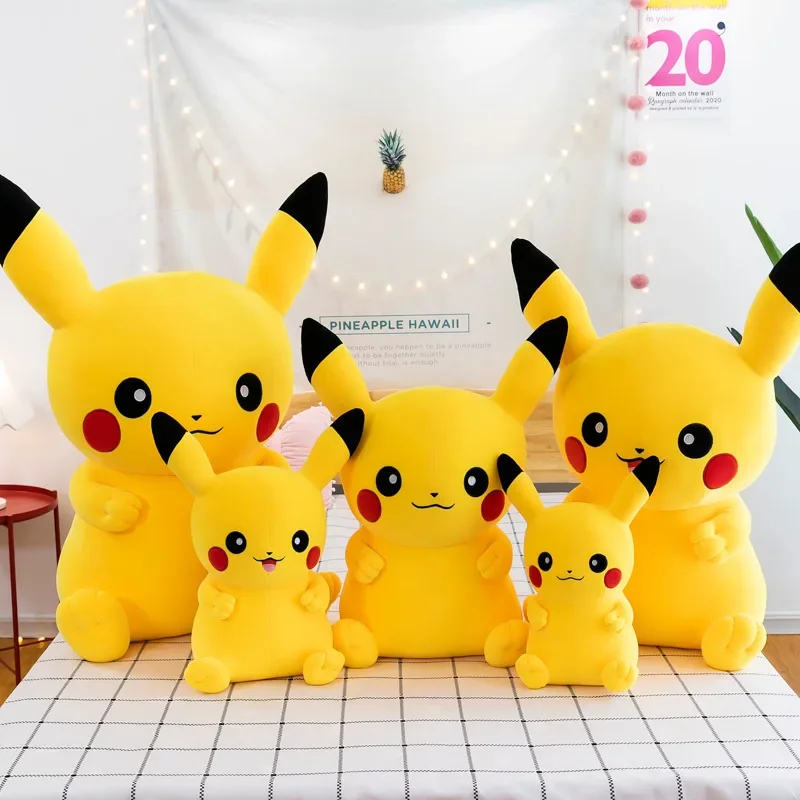 Pokemon Pikachu Plush Toys Anime Pokémon Large Plushie Dolls 40/100cm Cute Stuffed Pillow Pikachu Christmas Gifts for Childrens
Pokemon Pikachu Plush Toys Anime Pokémon Large Plushie Dolls 40/100cm Cute Stuffed Pillow Pikachu Christmas Gifts for Childrens