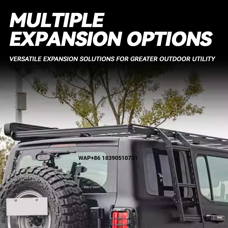 New Design Exterior Accessories Off Road Luggage Rack Aluminum Alloy Roof Rack for Tank 500 Accessories
New Design Exterior Accessories Off Road Luggage Rack Aluminum Alloy Roof Rack for Tank 500 Accessories