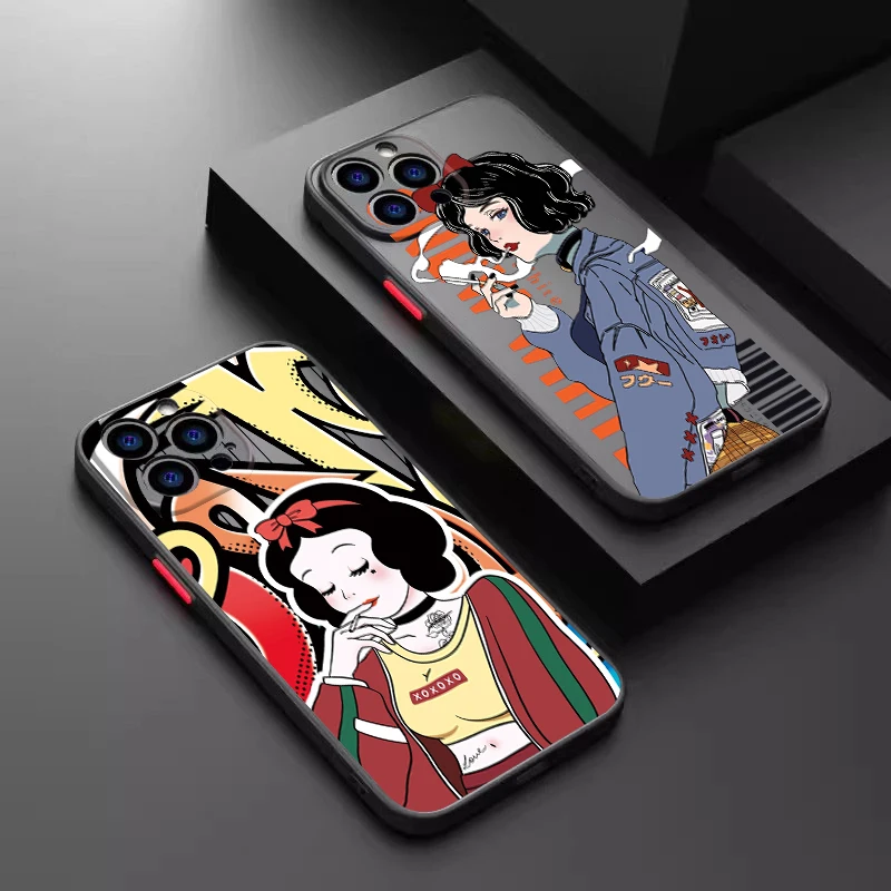 Disney Snow White Fashion Frosted Translucent For Apple iPhone 16 15 14 13 12 11 XS XR X Pro Max Plus Mini TPU Phone Case
Disney Snow White Fashion Frosted Translucent For Apple iPhone 16 15 14 13 12 11 XS XR X Pro Max Plus Mini TPU Phone Case