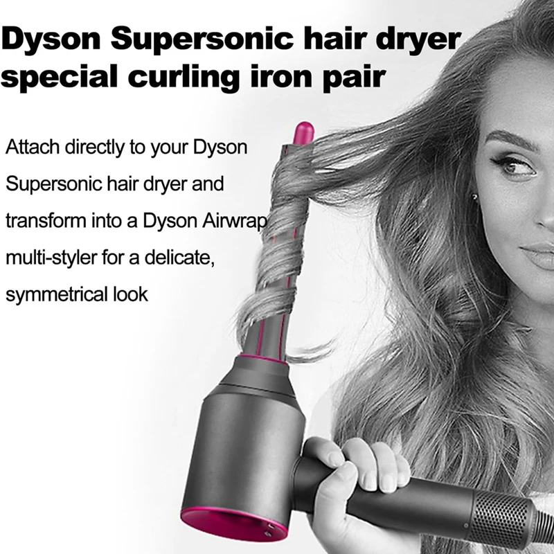 ABBR Hair Dryer Curling Attachment Automatic Curling Nozzle for Dyson Supersonic Hair Dryer Air Styler Cylinder Comb Rose Red
ABBR Hair Dryer Curling Attachment Automatic Curling Nozzle for Dyson Supersonic Hair Dryer Air Styler Cylinder Comb Rose Red