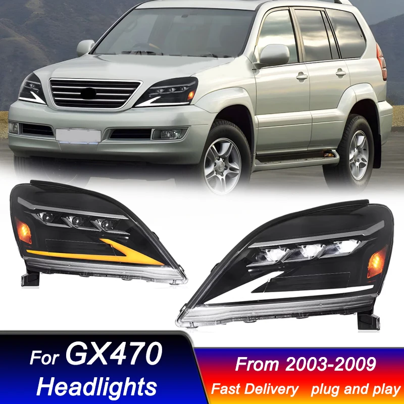 Горячая новинка: Светодиодные фары для LEXUS GX470 03-09, обновленный дизайн, динамические ДХО, передние фары в сборе
Горячая новинка: Светодиодные фары для LEXUS GX470 03-09, обновленный дизайн, динамические ДХО, передние фары в сборе