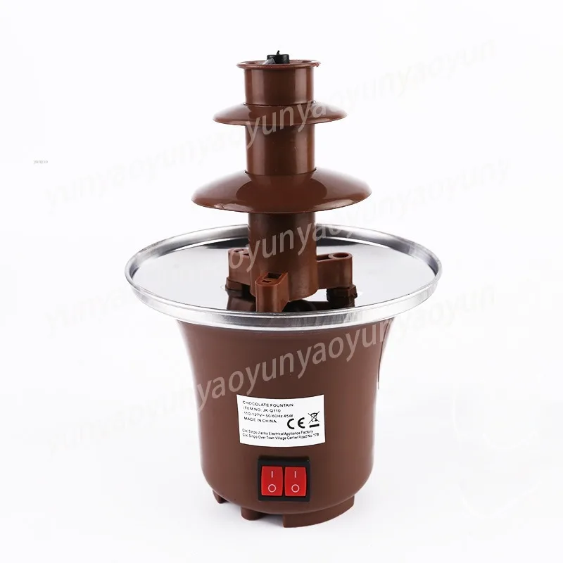 Triple Battery 3-Layer Stainless Steel Auto Chocolate Fountain Commercial Grade
Triple Battery 3-Layer Stainless Steel Auto Chocolate Fountain Commercial Grade