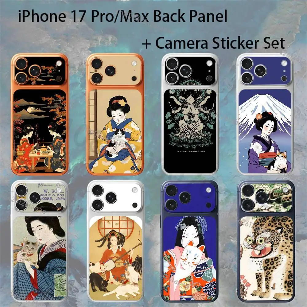Japanese Kimono Cat For iPhone 17pro/proMax Full body Back Cover Decal Skin Colorful Rear Protective Sticker Film
Japanese Kimono Cat For iPhone 17pro/proMax Full body Back Cover Decal Skin Colorful Rear Protective Sticker Film