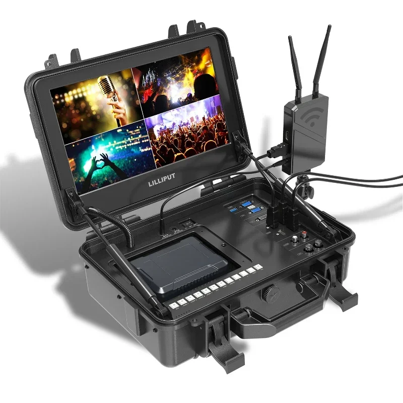 Multiview 12.5" Portable UHD 4K 3G SDI HDMI Quad Split Broadcast Director's Monitor
Multiview 12.5" Portable UHD 4K 3G SDI HDMI Quad Split Broadcast Director's Monitor