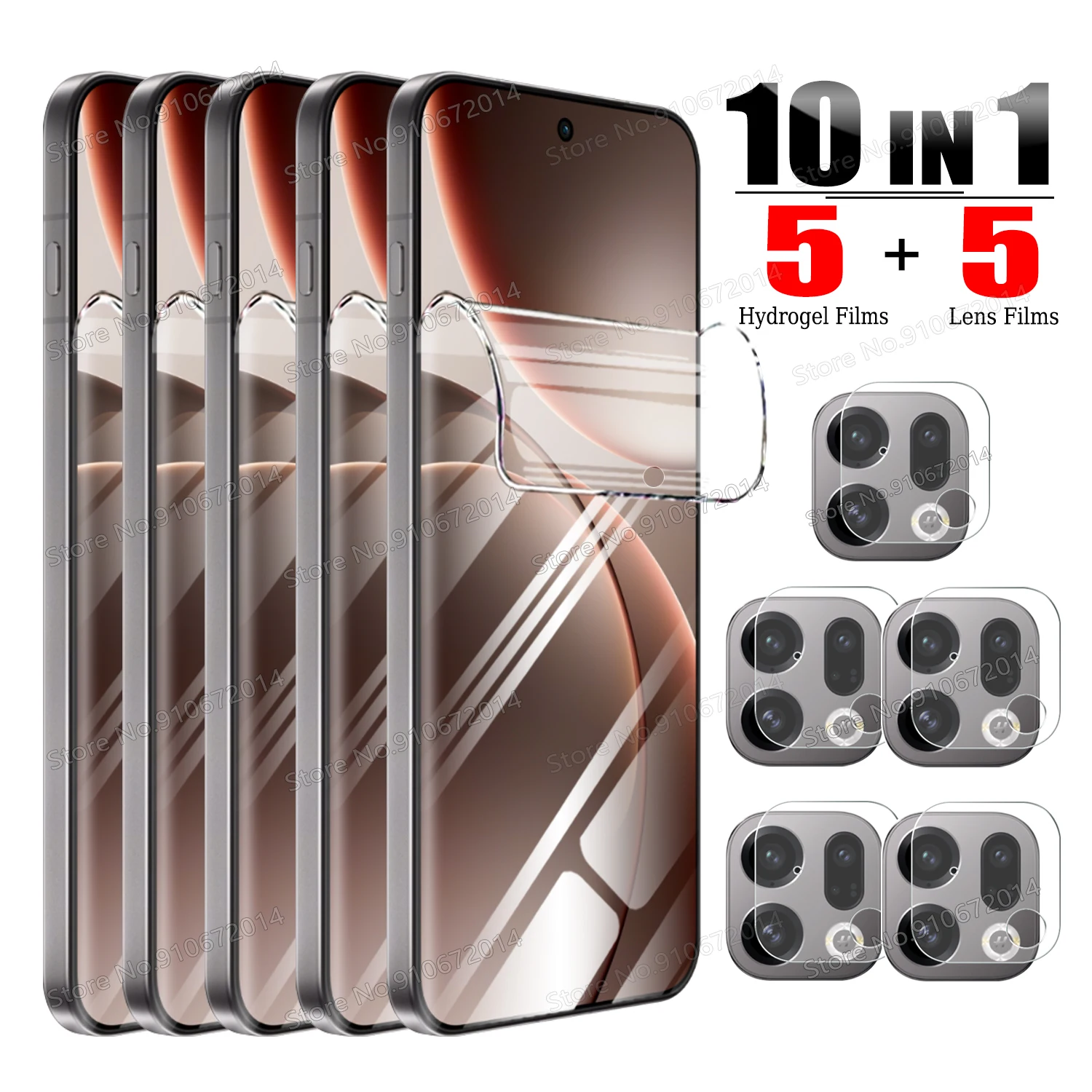 10 IN 1 Ultra Thin Hydrogel Film For OPPO Find X9 Pro Soft Camera Lens Protective Film For OPPO Find X 9 Pro X9 Screen Protector
10 IN 1 Ultra Thin Hydrogel Film For OPPO Find X9 Pro Soft Camera Lens Protective Film For OPPO Find X 9 Pro X9 Screen Protector