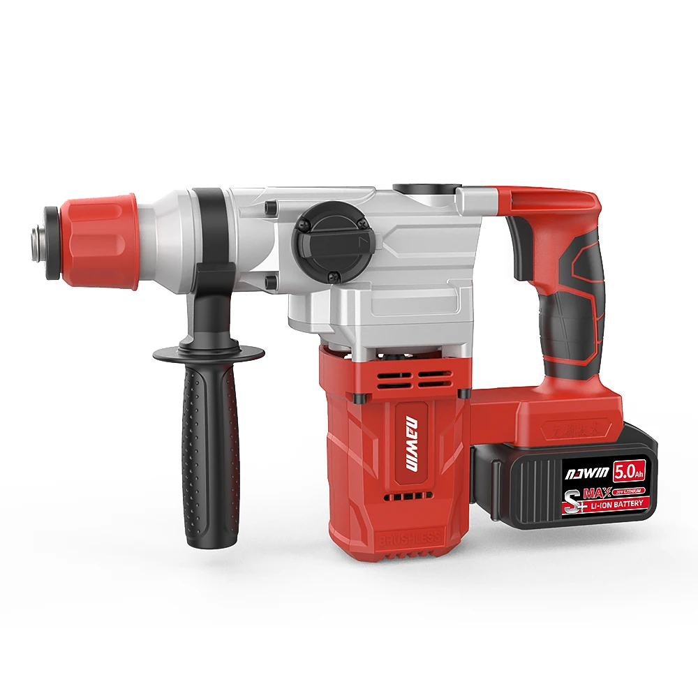 Heavy Hammer Drill 1/2 Inch Cordless Demolition Hammer Variable Speed 3-in-1 Mode Brushless Impact Drill with Safety Clutch
Heavy Hammer Drill 1/2 Inch Cordless Demolition Hammer Variable Speed 3-in-1 Mode Brushless Impact Drill with Safety Clutch