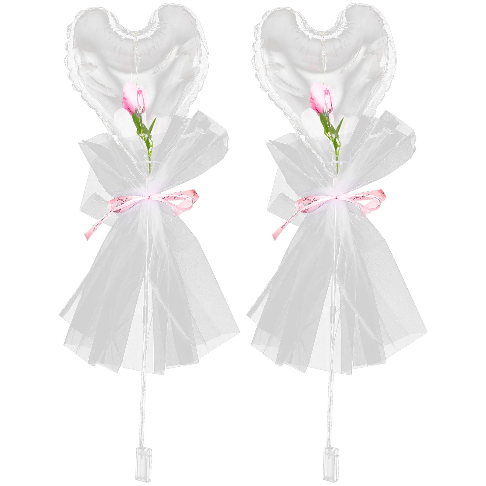2pcs Heart Shape Balls Transparent Plastic Decorative Balloons for Wedding Valentine Toy Luminous Bouquet
2pcs Heart Shape Balls Transparent Plastic Decorative Balloons for Wedding Valentine Toy Luminous Bouquet
