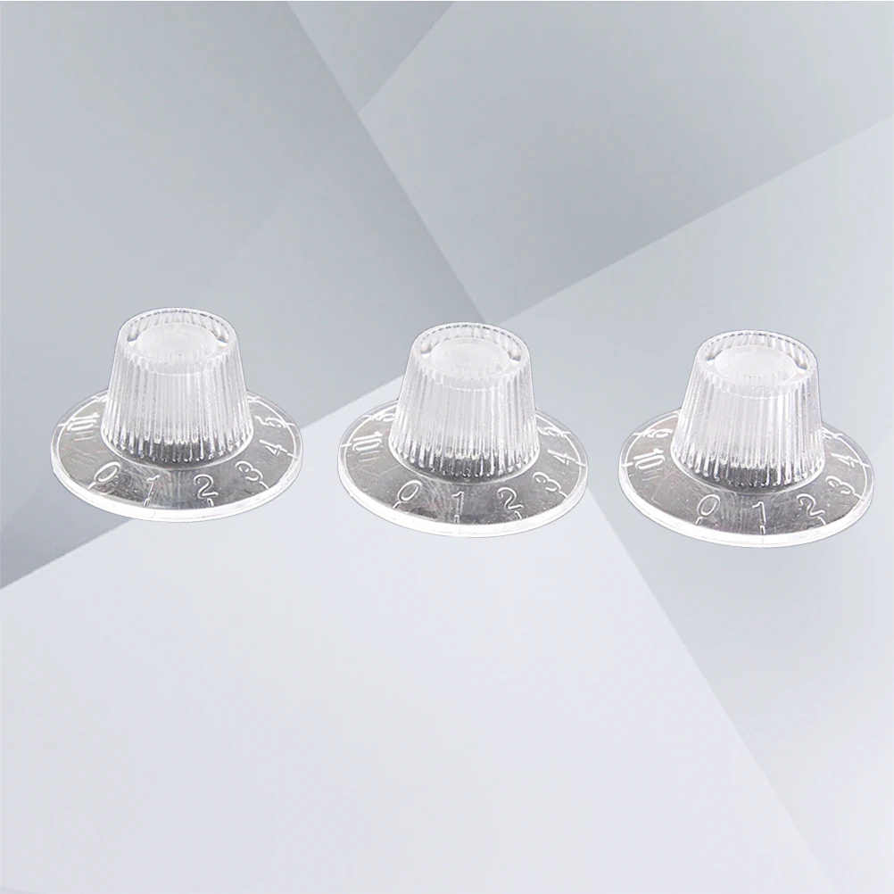 3Pcs Electric Guitar Volume Tone Control Knobs Transparent Plastic Replacement Parts for Amplifier Bass Guitar
3Pcs Electric Guitar Volume Tone Control Knobs Transparent Plastic Replacement Parts for Amplifier Bass Guitar