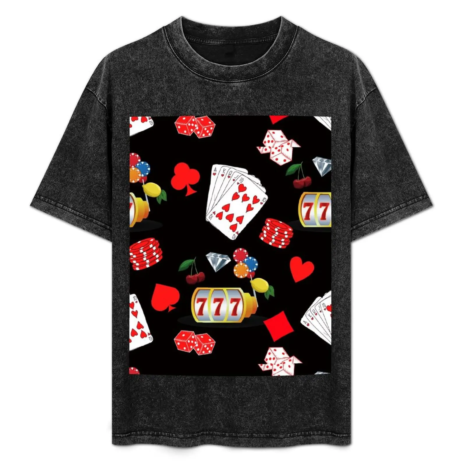 Casino Gambling Poker Pattern T-Shirt Athletic Fit Sports Short Sleeve Top
Casino Gambling Poker Pattern T-Shirt Athletic Fit Sports Short Sleeve Top