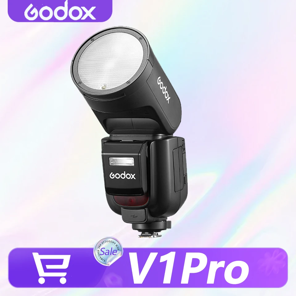 Godox V1Pro TTL Li-ion Round Head Camera Flash 1/8000s HSS 2.4G Wireless Speedlight For Canon Sony Nikon Fuji Olympus
Godox V1Pro TTL Li-ion Round Head Camera Flash 1/8000s HSS 2.4G Wireless Speedlight For Canon Sony Nikon Fuji Olympus