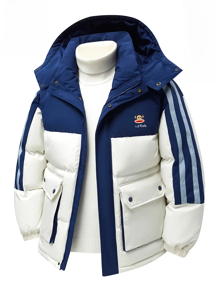 PaulFrank Winter Warm Hooded Jaet Men's Retro Patchwork Color High Street Sle Polyester Long Sve Zipper Closure Coat
PaulFrank Winter Warm Hooded Jaet Men's Retro Patchwork Color High Street Sle Polyester Long Sve Zipper Closure Coat