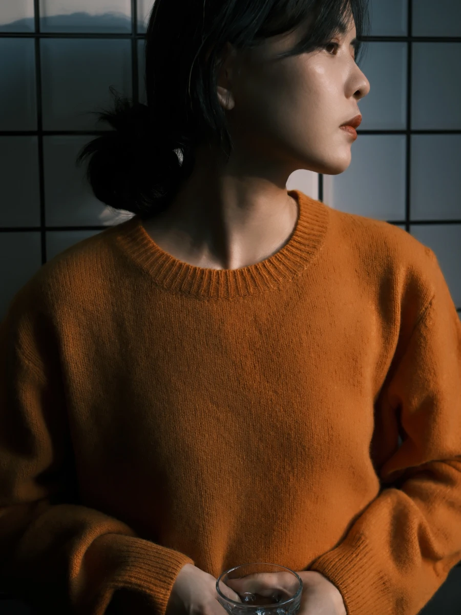 Orange round Ne Pullover Wool Knitted Sweater Women Loose Lazy Sle Base Layer irt Versatile Outerwear Street Sle Long...
Orange round Ne Pullover Wool Knitted Sweater Women Loose Lazy Sle Base Layer irt Versatile Outerwear Street Sle Long...