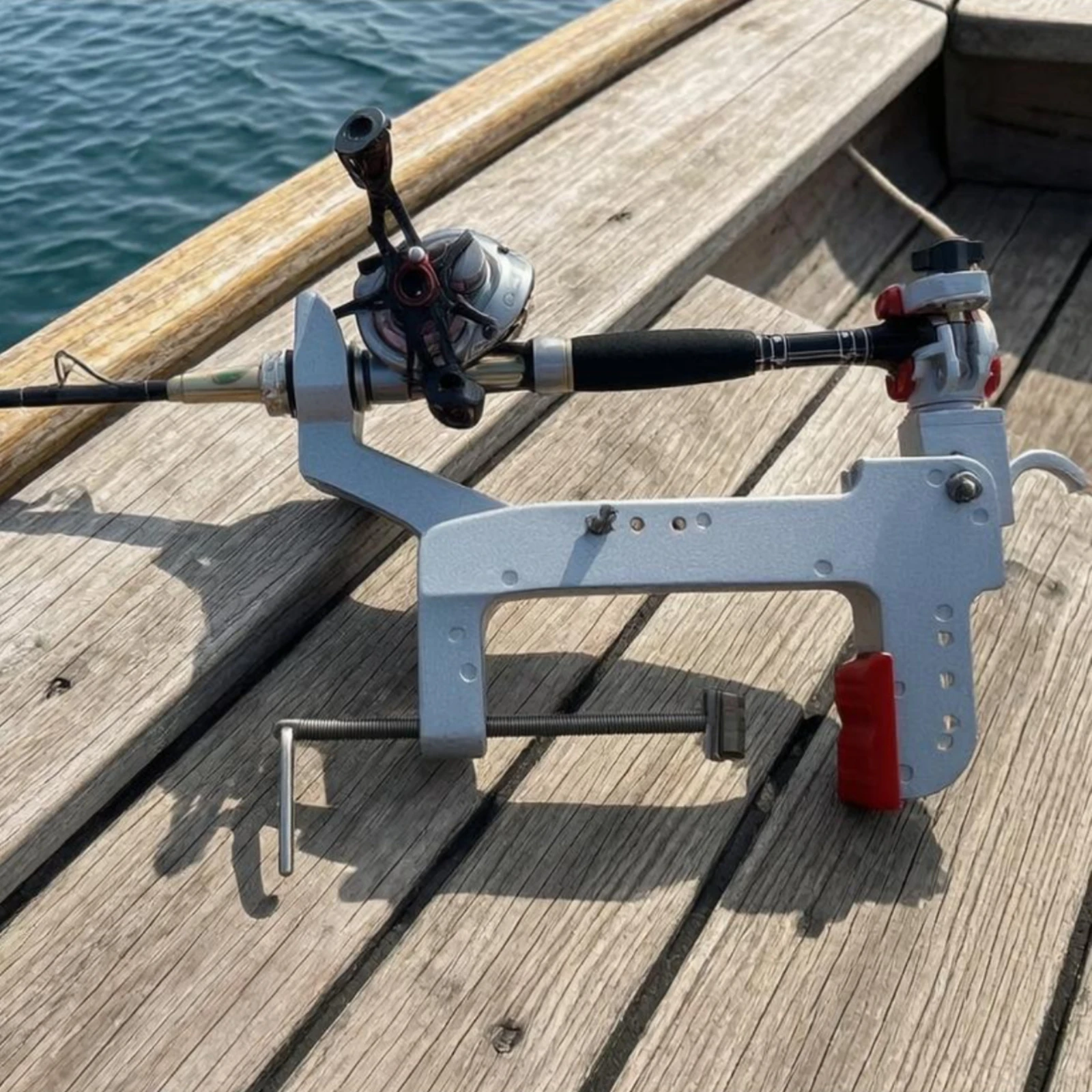 Boat Fishing Rod Holder Rubber Insert Stainless Steel Boat Rod Rack for Anglers
Boat Fishing Rod Holder Rubber Insert Stainless Steel Boat Rod Rack for Anglers