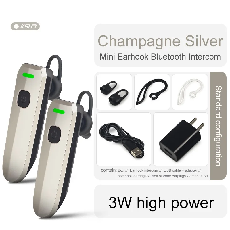 KSUT-V30 Mini Ear Hook Walkie Talkie 2 Pieces With Earpiece Headset Wireless Communication Radios For Outdoor BARS RESTAURANTS
KSUT-V30 Mini Ear Hook Walkie Talkie 2 Pieces With Earpiece Headset Wireless Communication Radios For Outdoor BARS RESTAURANTS