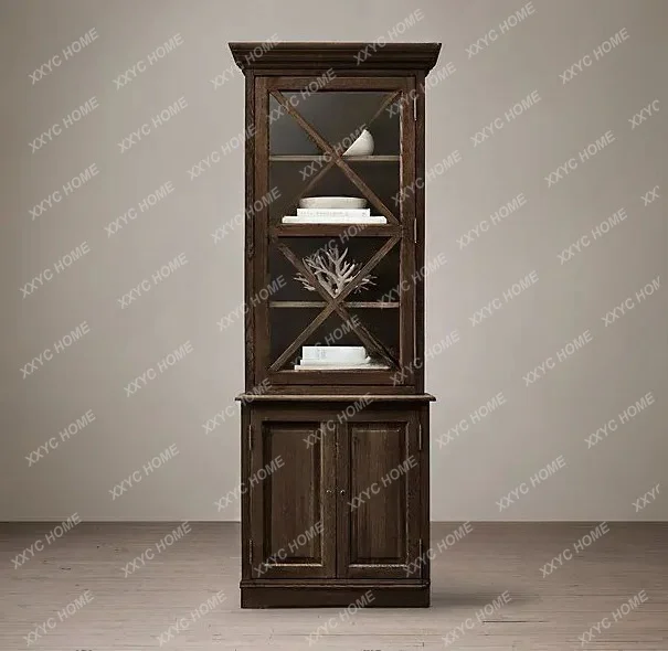 rural bookcase antique solid wood storage old single and double door side cabinet can be customized wine cabinet
rural bookcase antique solid wood storage old single and double door side cabinet can be customized wine cabinet
