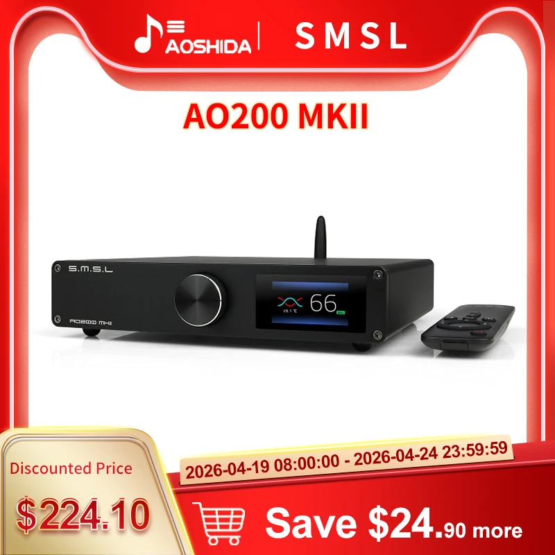 SMSL AO200 MKII HIFI цифровой усилитель MA5332MS чип стерео усилитель высокой мощности XLR/RCA/USB/Bluetooth 5,0 сбалансированный вход SDB звук
SMSL AO200 MKII HIFI цифровой усилитель MA5332MS чип стерео усилитель высокой мощности XLR/RCA/USB/Bluetooth 5,0 сбалансированный вход SDB звук