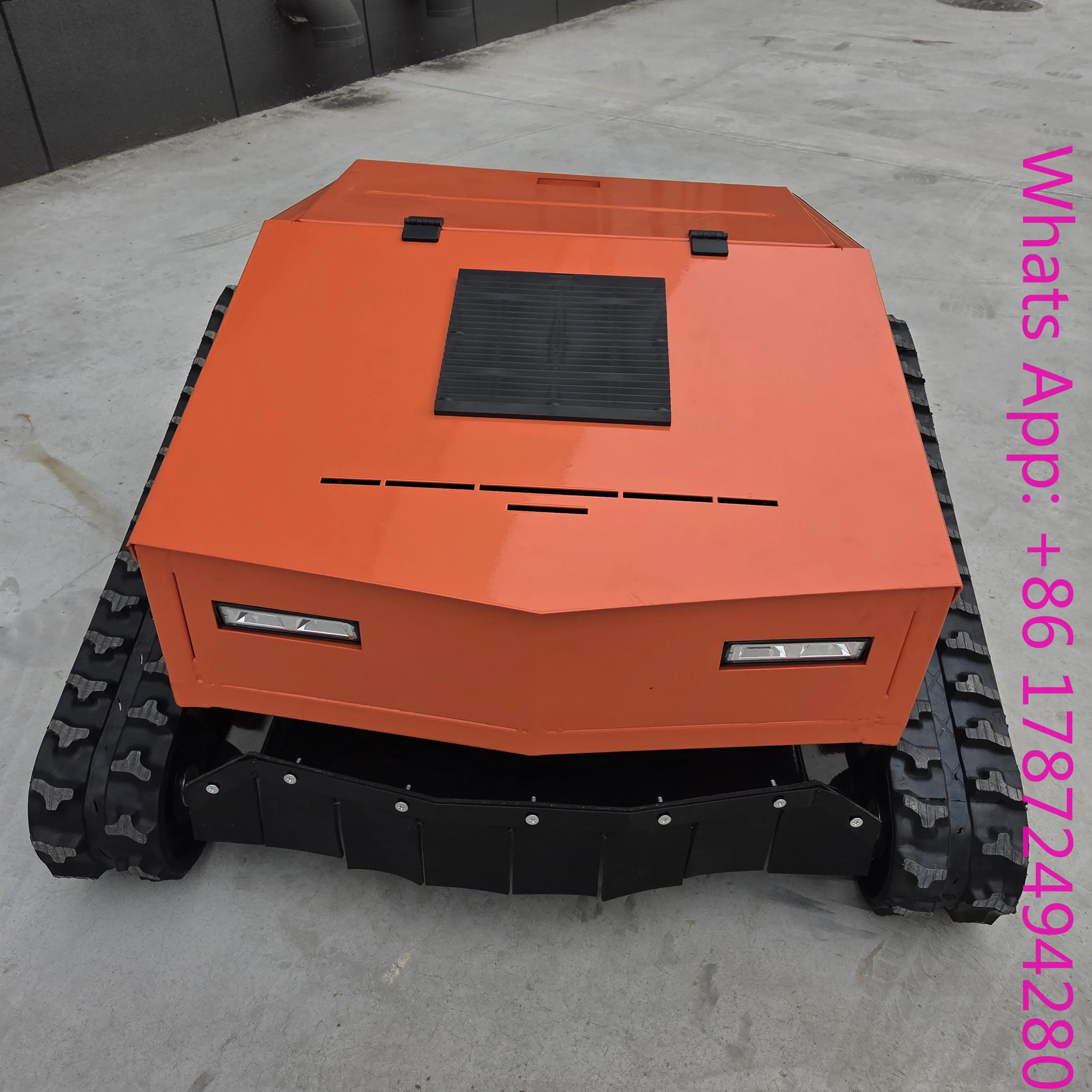 Crawler Mower Robot, 3800㎡/H High Efficiency, , 800mm Mowing Width, GPS Navigation, Automatic Charging
Crawler Mower Robot, 3800㎡/H High Efficiency, , 800mm Mowing Width, GPS Navigation, Automatic Charging