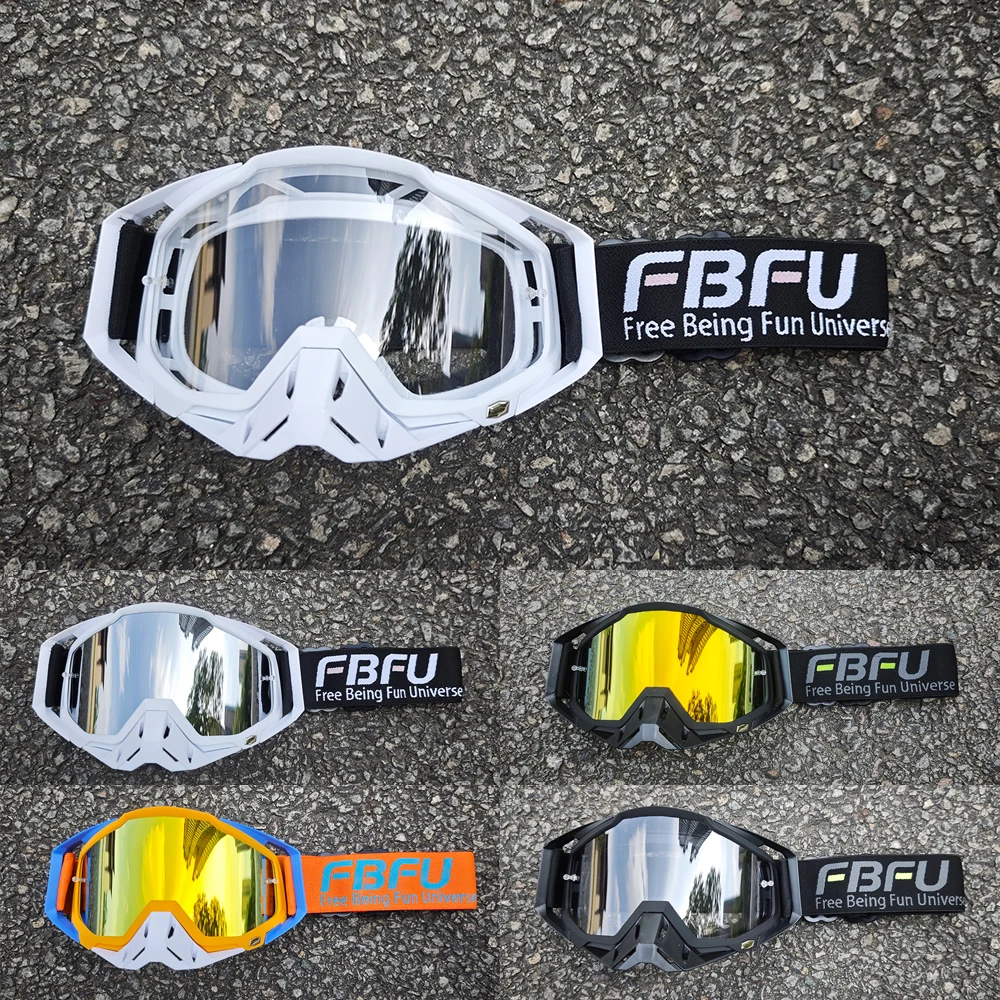 Очки для мотокросса FBFU ATV, мужские и женские роскошные ветрозащитные очки с антибликовым покрытием, профессиональные очки для соревнований по бездорожью, эндуро 
Очки для мотокросса FBFU ATV, мужские и женские роскошные ветрозащитные очки с антибликовым покрытием, профессиональные очки для соревнований по бездорожью, эндуро