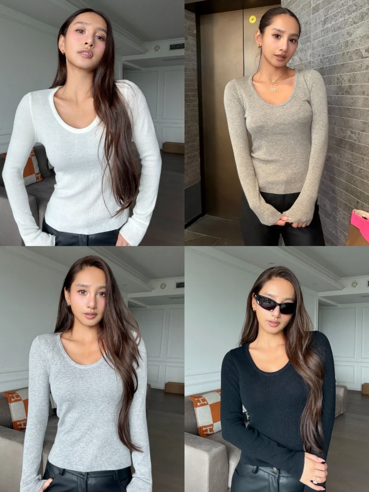 Высокоэластичная трикотажная футболка Big U Ne Base irt, универсальная для похудения, длинная футболка из смеси шерсти для женщин
Высокоэластичная трикотажная футболка Big U Ne Base irt, универсальная для похудения, длинная футболка из смеси шерсти для женщин