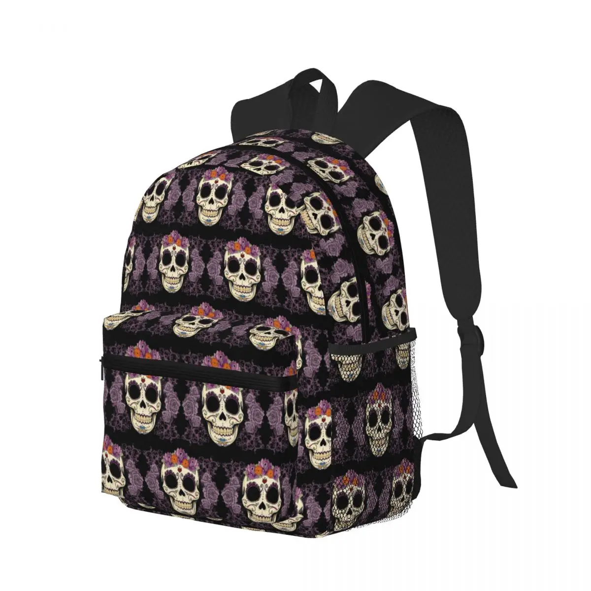 Vintage Sugar Skull And Roses Student Backpack School Bag Hiking Travel Daypack for Men Women Bookbag Shoulder Bags
Vintage Sugar Skull And Roses Student Backpack School Bag Hiking Travel Daypack for Men Women Bookbag Shoulder Bags