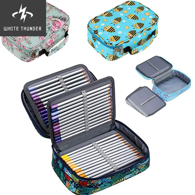 72 Holes Pencil Case for School Pen Box Cute Bee Cartridge Kawaii Girl Boy Monkey Big Pencilcase Korean Penal Bag Stationery Kit
72 Holes Pencil Case for School Pen Box Cute Bee Cartridge Kawaii Girl Boy Monkey Big Pencilcase Korean Penal Bag Stationery Kit