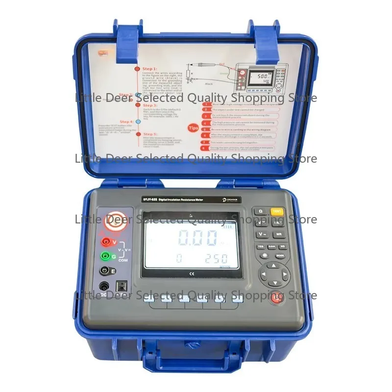 DJY-625 Digital Megohmmeters High Precision Resistance Meters Intelligent Insulation Resistance Tester
DJY-625 Digital Megohmmeters High Precision Resistance Meters Intelligent Insulation Resistance Tester