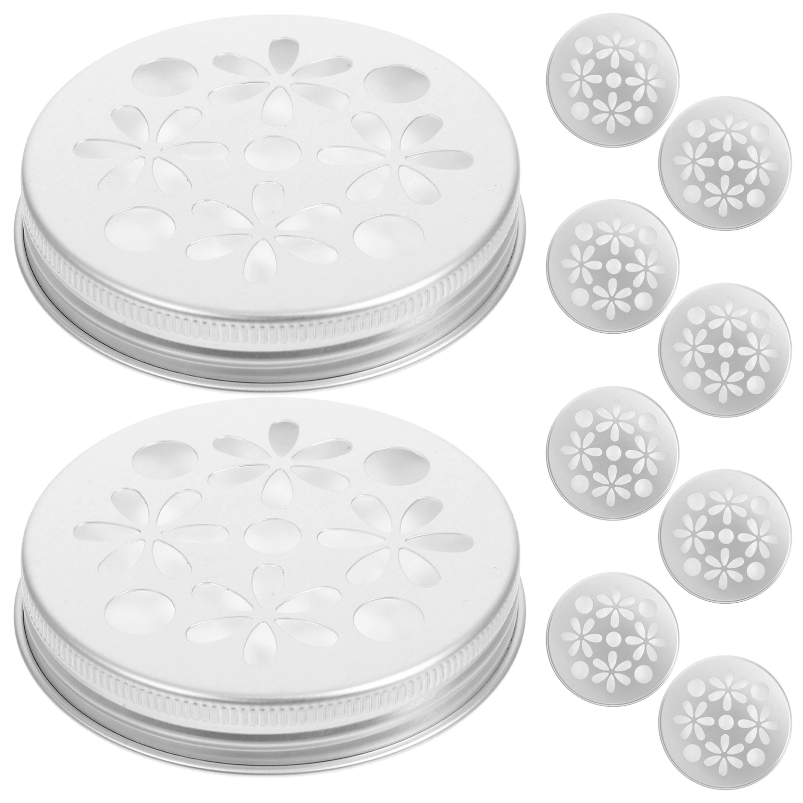 12pcs Jar Lids Reusable Floral Grid Aluminum Vase Metal Pen Holder 68 Tooth 13mm Hole Stylish Practical Home Office
12pcs Jar Lids Reusable Floral Grid Aluminum Vase Metal Pen Holder 68 Tooth 13mm Hole Stylish Practical Home Office