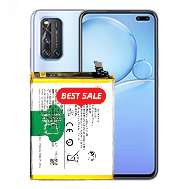 B-M1 for VIVO V17(1919)/V19 (1933) Phone Battery 0 Cycle High Quality High Capacity Replacement Bateria Grade A Cell with Tools
B-M1 for VIVO V17(1919)/V19 (1933) Phone Battery 0 Cycle High Quality High Capacity Replacement Bateria Grade A Cell with Tools