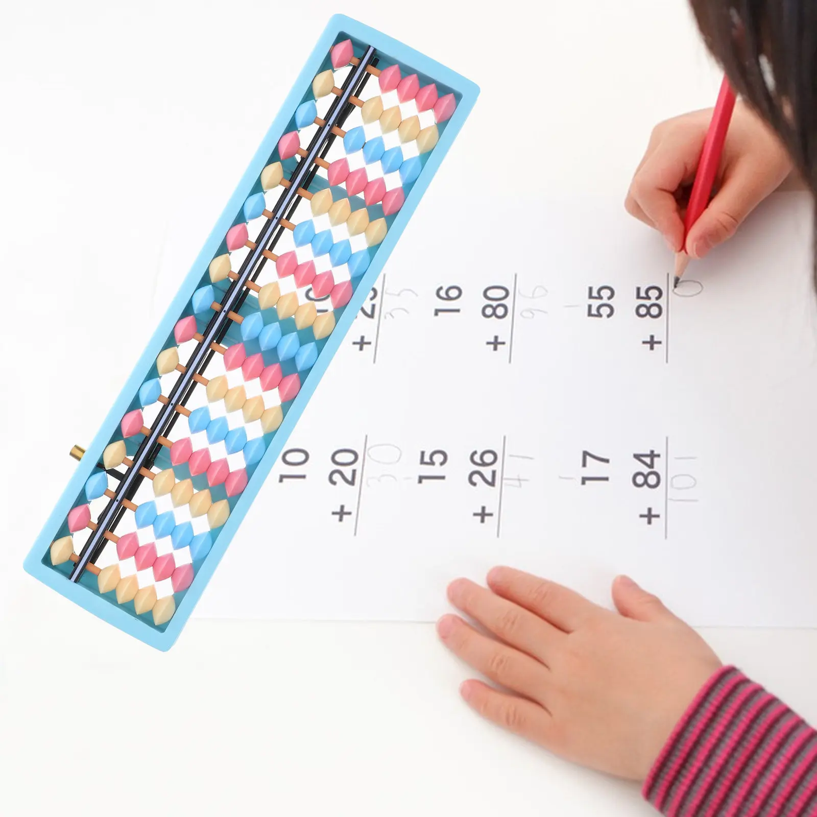 Plastic 17- -Beads Chinese Abacus Portable Learning Counting Tool Mathematical Bead Counter Educational Arithmetic
Plastic 17- -Beads Chinese Abacus Portable Learning Counting Tool Mathematical Bead Counter Educational Arithmetic