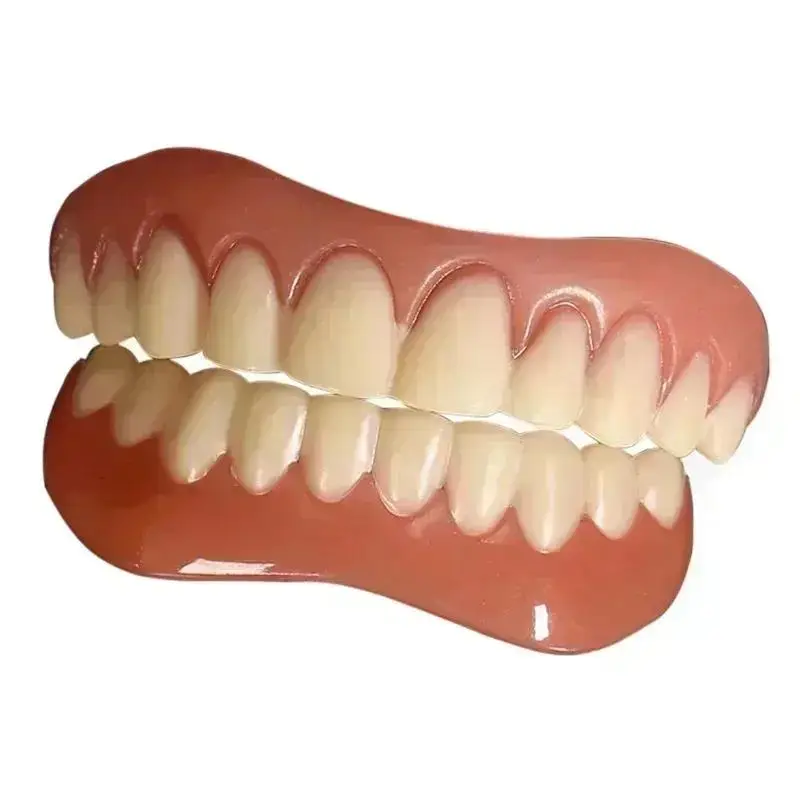 New 14 Pairs Upper & Lower Denture Veneers, Comfort Fit Fake Teeth Natural Look Daily Wear
New 14 Pairs Upper & Lower Denture Veneers, Comfort Fit Fake Teeth Natural Look Daily Wear
