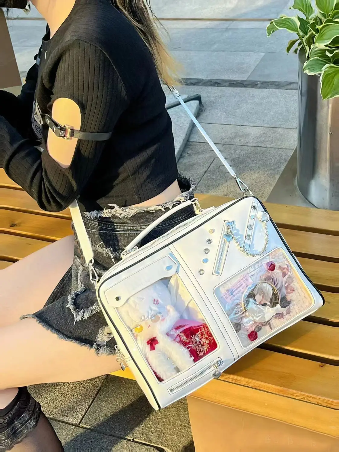 JIAERDI Harajuku White Messenger Bag Packpack Women New Transparent Jk Handle Crossbody Bags Female Lolita Sweet Ita Bag Girls
JIAERDI Harajuku White Messenger Bag Packpack Women New Transparent Jk Handle Crossbody Bags Female Lolita Sweet Ita Bag Girls