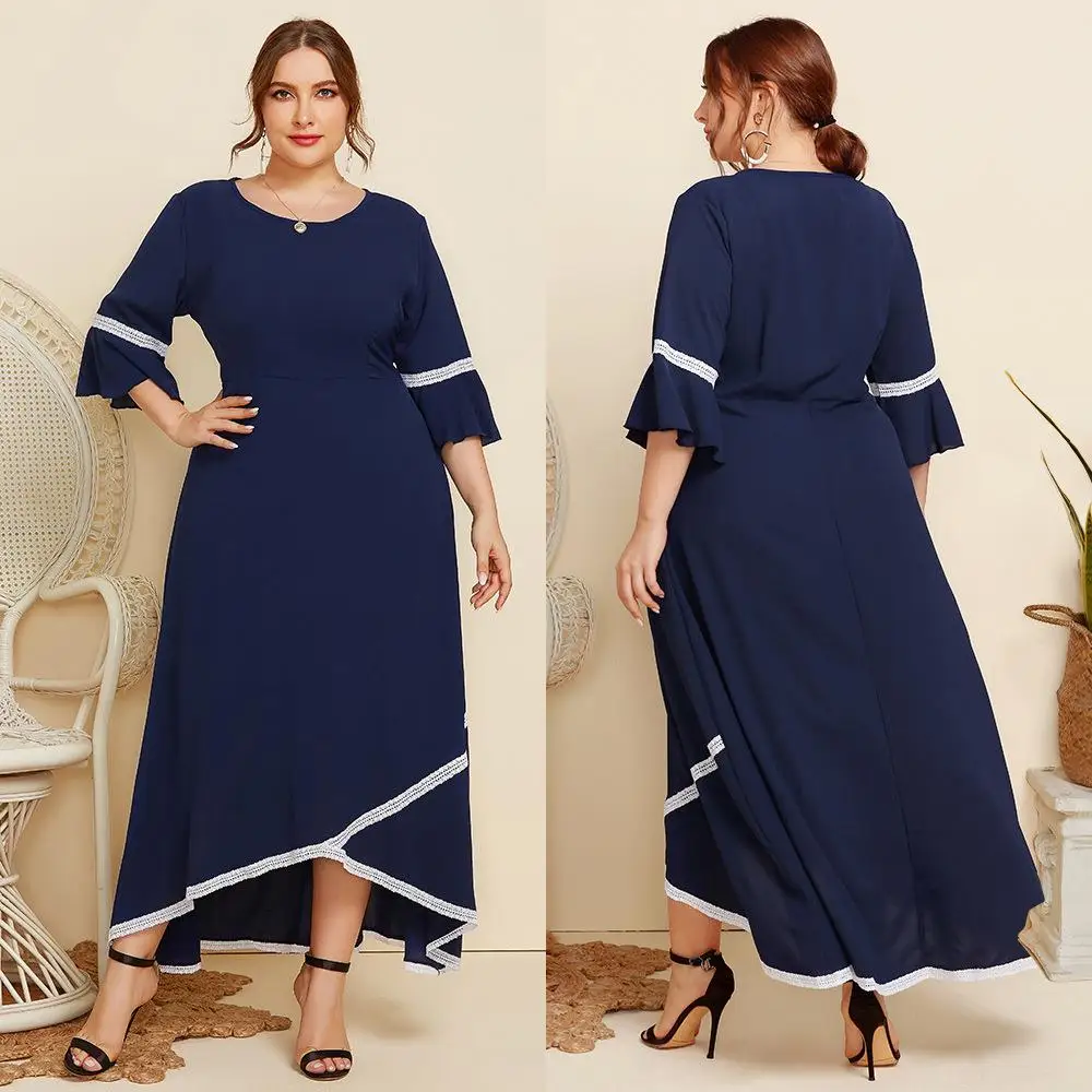 Large Size Women's Ele Lace Patchwork Midi Dr A-Line Skirt Bell Sve Zipper Side Opening Long Dr Ci Walk Dr
Large Size Women's Ele Lace Patchwork Midi Dr A-Line Skirt Bell Sve Zipper Side Opening Long Dr Ci Walk Dr