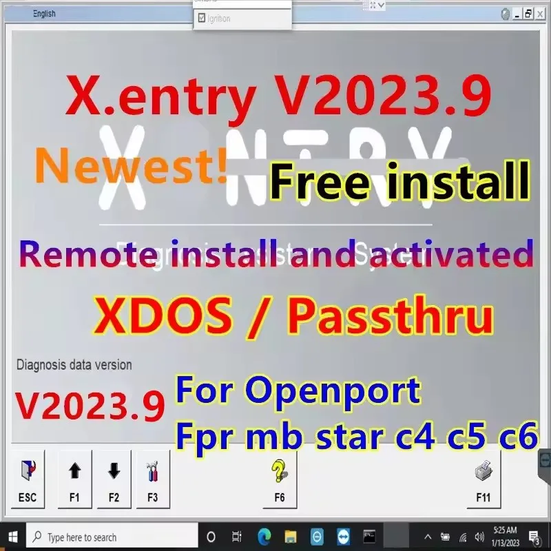 Newest 2023.09 Xentry MB STAR sd C4/C5/C6 XDOS software install online xentry 2023.09 passthru version for openport 2.0
Newest 2023.09 Xentry MB STAR sd C4/C5/C6 XDOS software install online xentry 2023.09 passthru version for openport 2.0