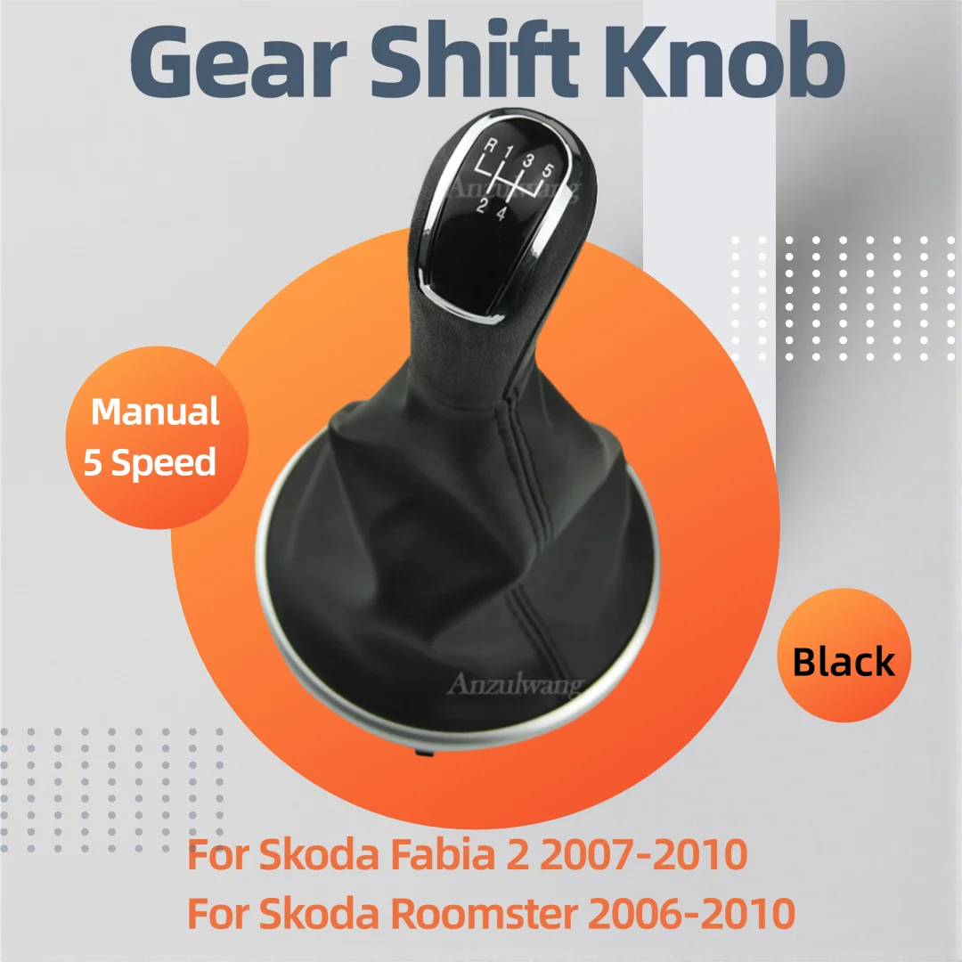 For Skoda Fabia 2 2007 -2010 Roomster 2006-2010 New Manual 5 Speed Leather ABS Gear Shift Knob With Leather Gaiter Boot Cover
For Skoda Fabia 2 2007 -2010 Roomster 2006-2010 New Manual 5 Speed Leather ABS Gear Shift Knob With Leather Gaiter Boot Cover