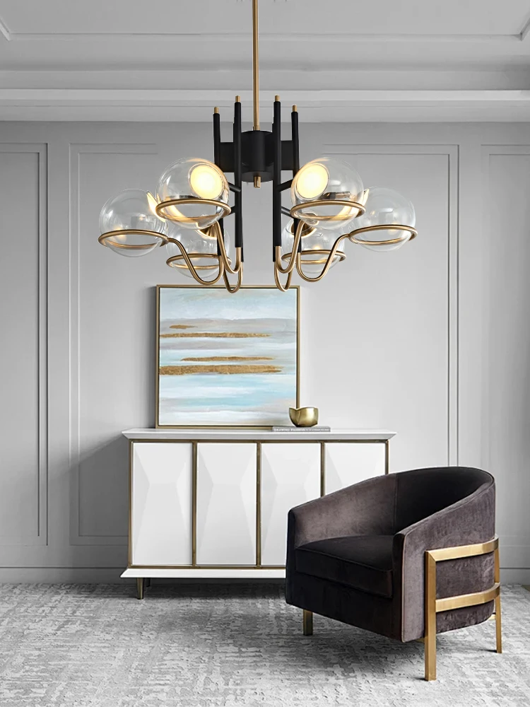 Post-modern Led Clear Glass Ball Ceiling Pendant Lights Luxury Nordic Pendant Lamp Black Gold Dimmable Remote Control Lights
Post-modern Led Clear Glass Ball Ceiling Pendant Lights Luxury Nordic Pendant Lamp Black Gold Dimmable Remote Control Lights