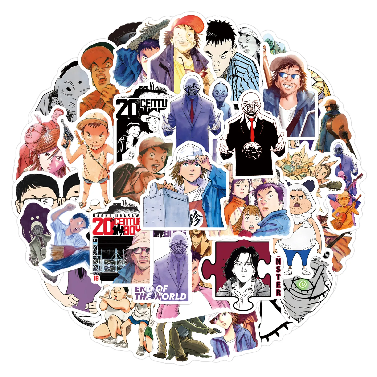 10/50PCS 20th Century Boys Cartoon Stickers Waterproof Decoration Fridge Laptop Phone Luggage Car Bike Anime Graffiti Decals Toy
10/50PCS 20th Century Boys Cartoon Stickers Waterproof Decoration Fridge Laptop Phone Luggage Car Bike Anime Graffiti Decals Toy