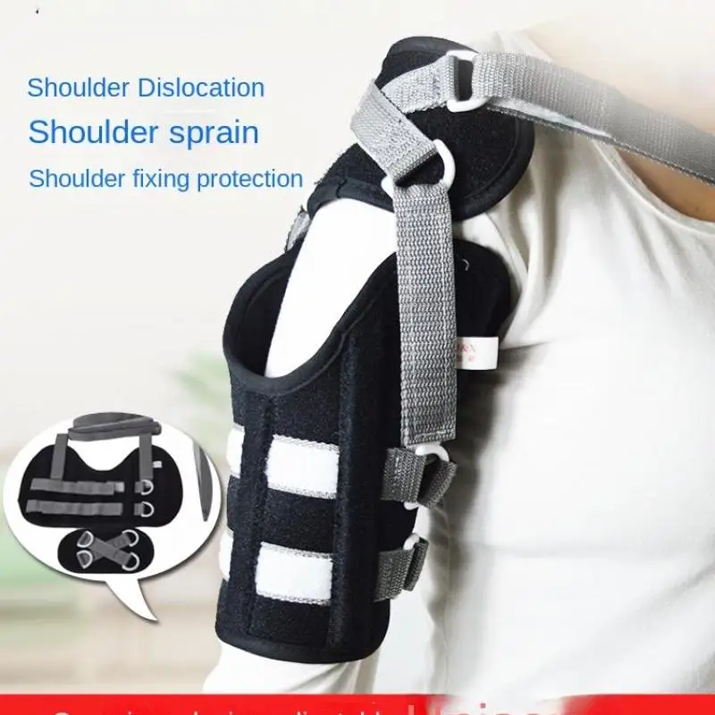 1Pcs Shoulder Dislocation Adjustable Fixed Support Shoulder Joint Humeral Sprain Pressurize Breathable Rehabilitation Supplies
1Pcs Shoulder Dislocation Adjustable Fixed Support Shoulder Joint Humeral Sprain Pressurize Breathable Rehabilitation Supplies