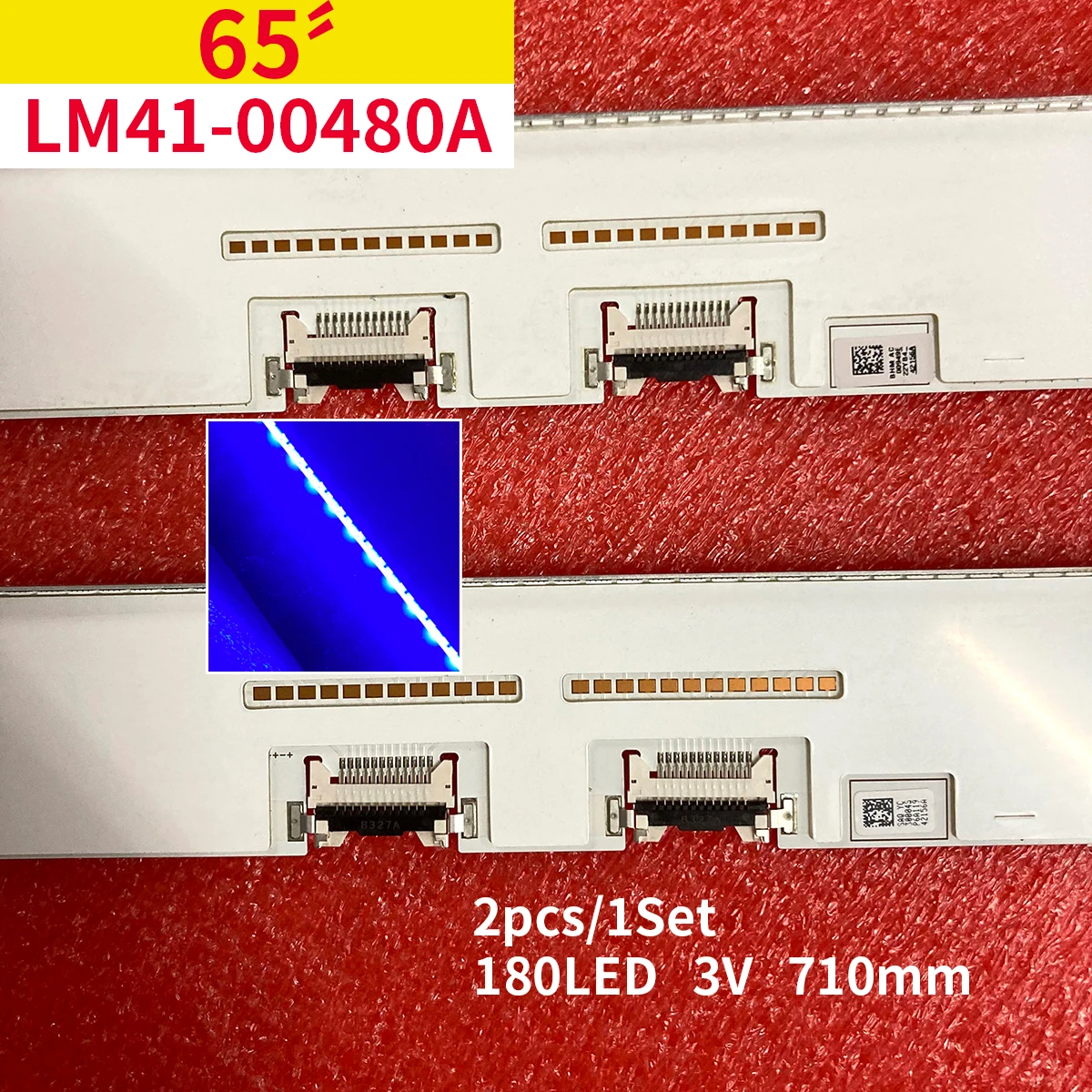 2 шт./1 комплект светодиодной ленты для подсветки телевизора 65 дюймов S_Q7~8_65_NBM_180 REV1.4 LM41-00480A QA65Q8CAMJXXZ V7Q8-650SM0-R0 CY-XM065FLLV1H
2 шт./1 комплект светодиодной ленты для подсветки телевизора 65 дюймов S_Q7~8_65_NBM_180 REV1.4 LM41-00480A QA65Q8CAMJXXZ V7Q8-650SM0-R0 CY-XM065FLLV1H
