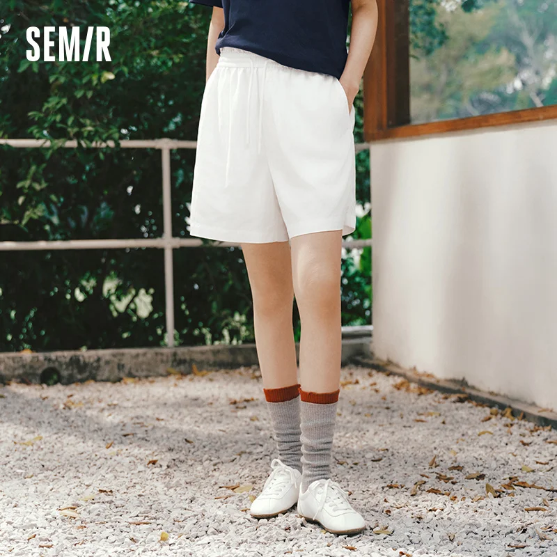Semir Women Shorts Draping Ruffle Elastic Waist Loose Straight Shorts 2026 Summer Simple Casual
Semir Women Shorts Draping Ruffle Elastic Waist Loose Straight Shorts 2026 Summer Simple Casual