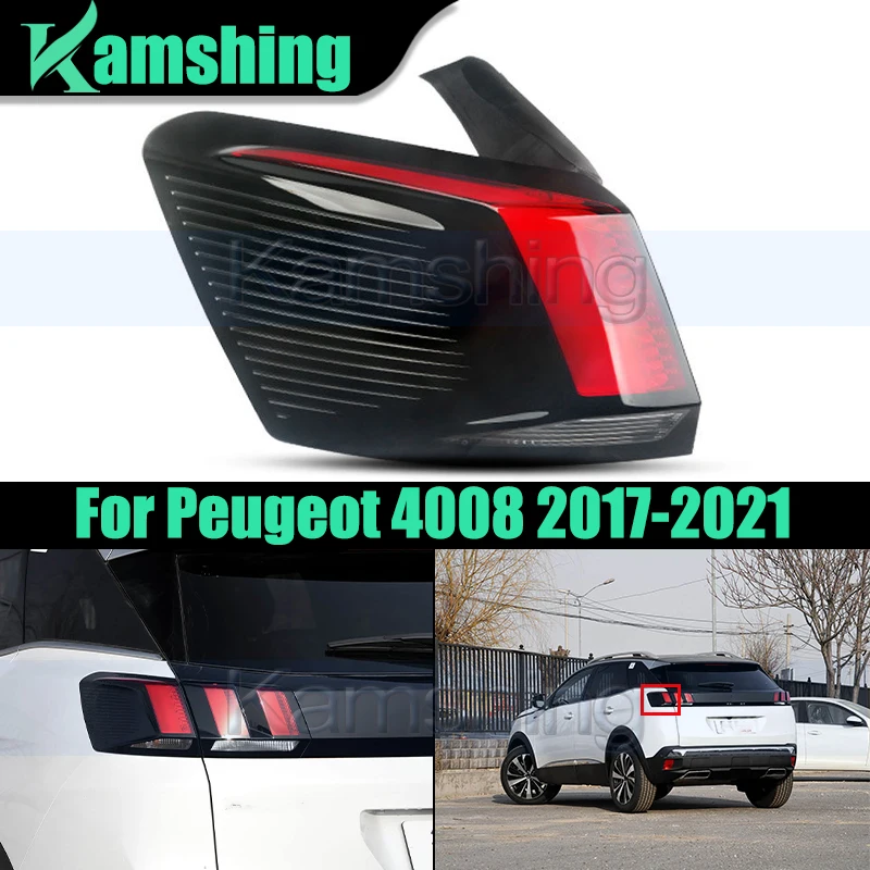 Car Rear Bumper Taillight For Peugeot 4008 2017-2021 Outer Taillamp Turn Signal Lamp Rear Brake Light Driving Lamp
Car Rear Bumper Taillight For Peugeot 4008 2017-2021 Outer Taillamp Turn Signal Lamp Rear Brake Light Driving Lamp