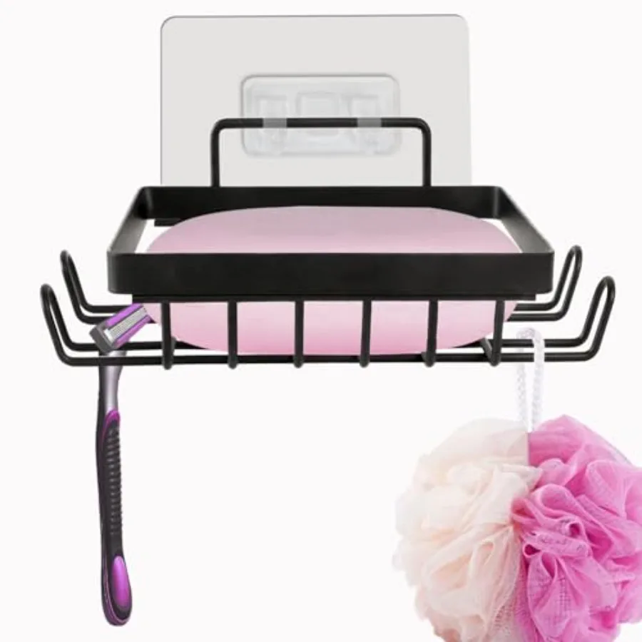 Soap Holder Self Draining Soap Dish Razor Holder for Shower Wall Not Punched Easy Clean Bar Soap Holder Fit for Bathroom, Kitch
Soap Holder Self Draining Soap Dish Razor Holder for Shower Wall Not Punched Easy Clean Bar Soap Holder Fit for Bathroom, Kitch