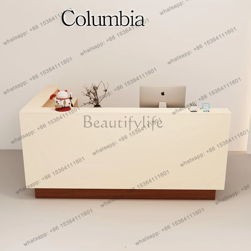 LJY Wood Counter Reception Desks Commericial Receptionist Modern Service Reception Desks Elegant Welcome Scrivania Office Furnit
LJY Wood Counter Reception Desks Commericial Receptionist Modern Service Reception Desks Elegant Welcome Scrivania Office Furnit
