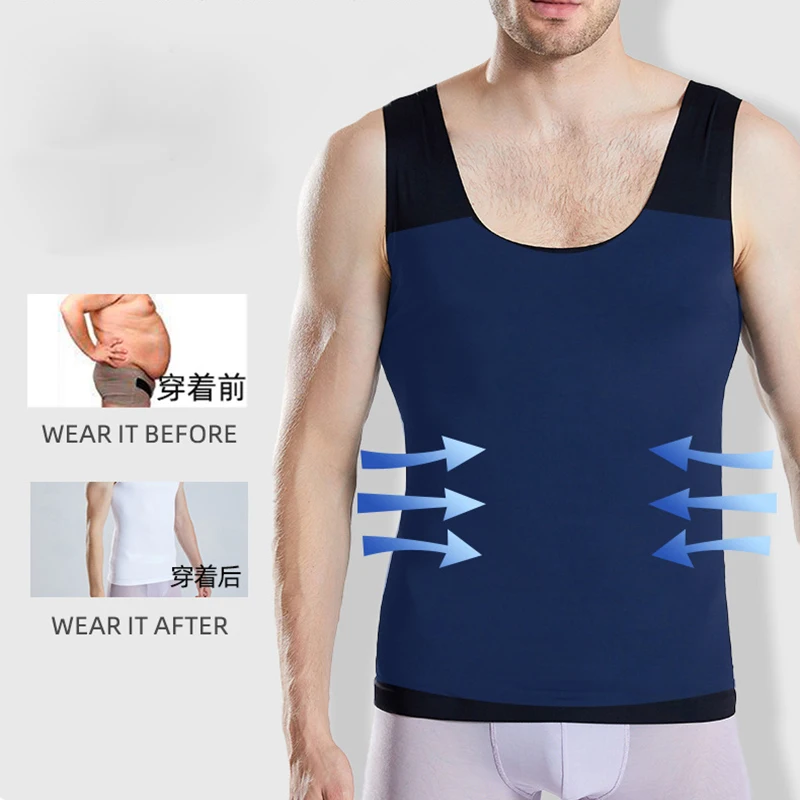 PRAYGER New Men Shapers Vest Summer Slimming Abdominal Tummy Trimmer Tops Smooth Underwear
PRAYGER New Men Shapers Vest Summer Slimming Abdominal Tummy Trimmer Tops Smooth Underwear