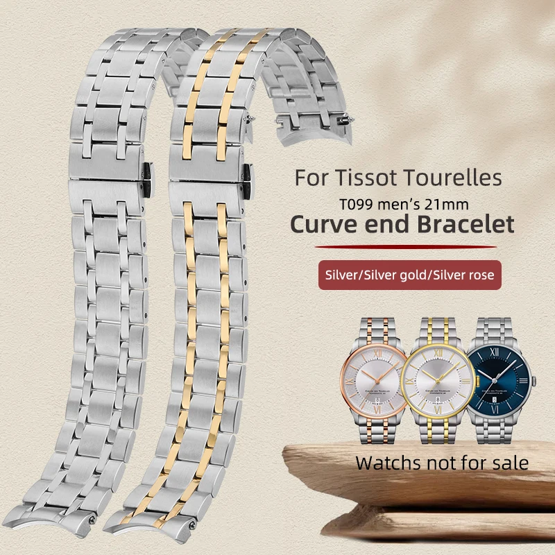 Stainless Steel Watch Band For Tissot T099407 T099408 Solid Mental 1853 Curve end Bracelet Watches Accessories Metal Strap 21mm
Stainless Steel Watch Band For Tissot T099407 T099408 Solid Mental 1853 Curve end Bracelet Watches Accessories Metal Strap 21mm