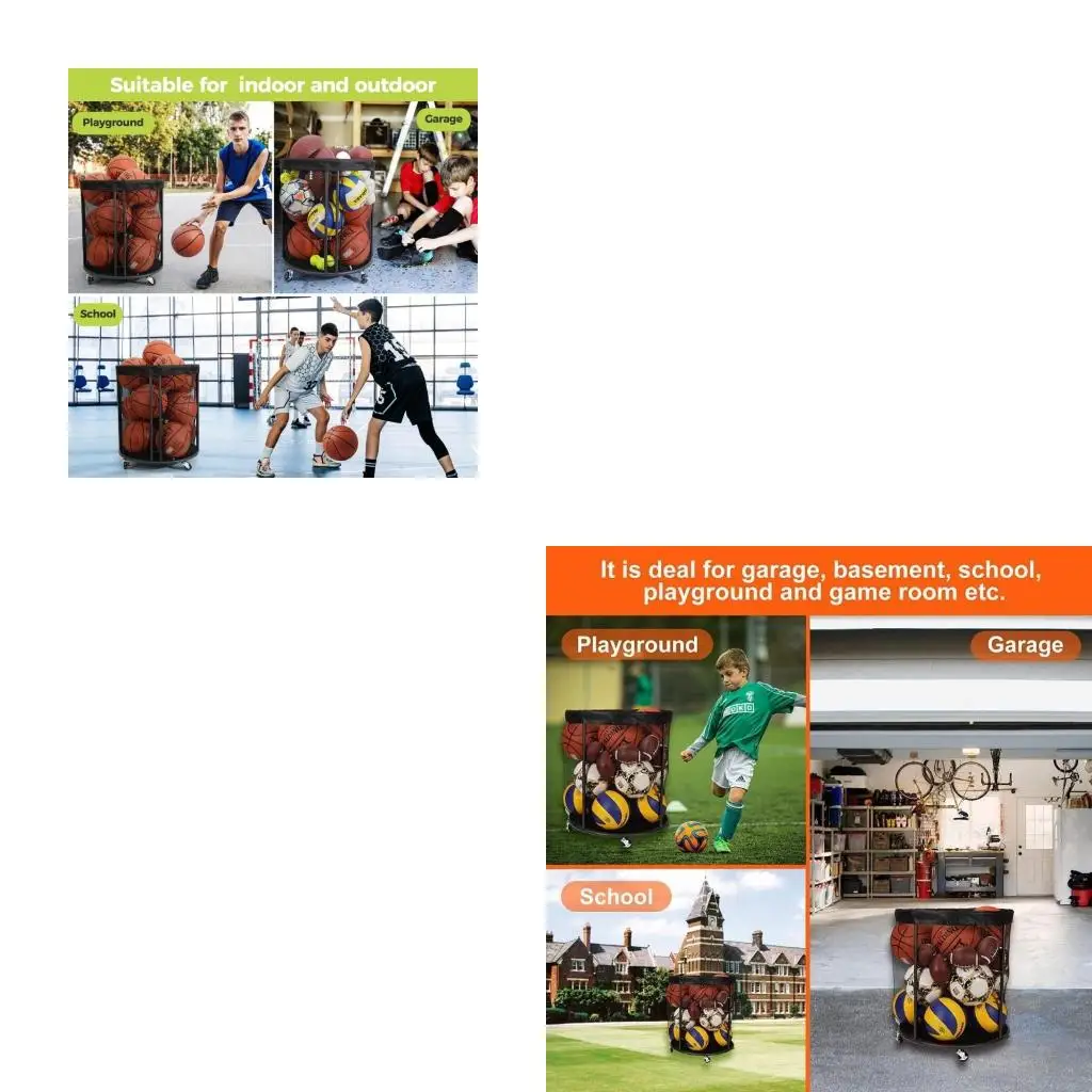 Sports Ball Storage Cart Ball Holder Ball Storage Bin for Soccer
Sports Ball Storage Cart Ball Holder Ball Storage Bin for Soccer